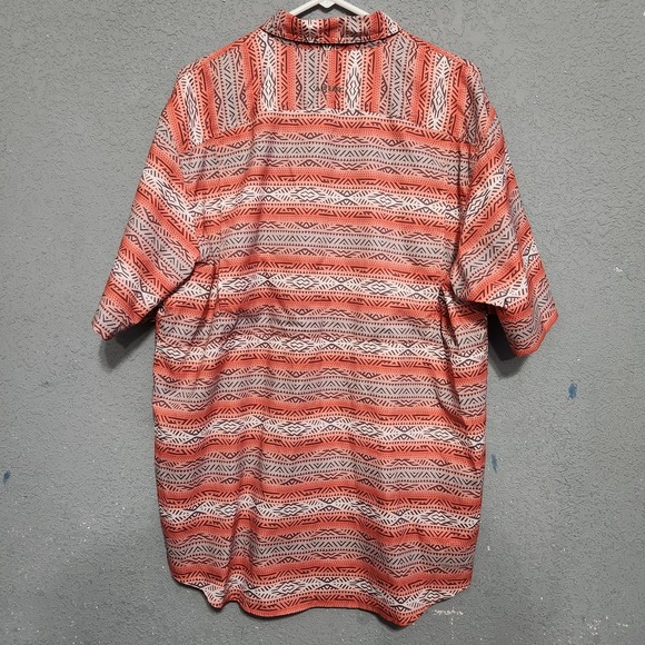 Ariat Tek Men's Button Up Shirt Size Large Aztec Western Cowboy - Picture 2 of 10